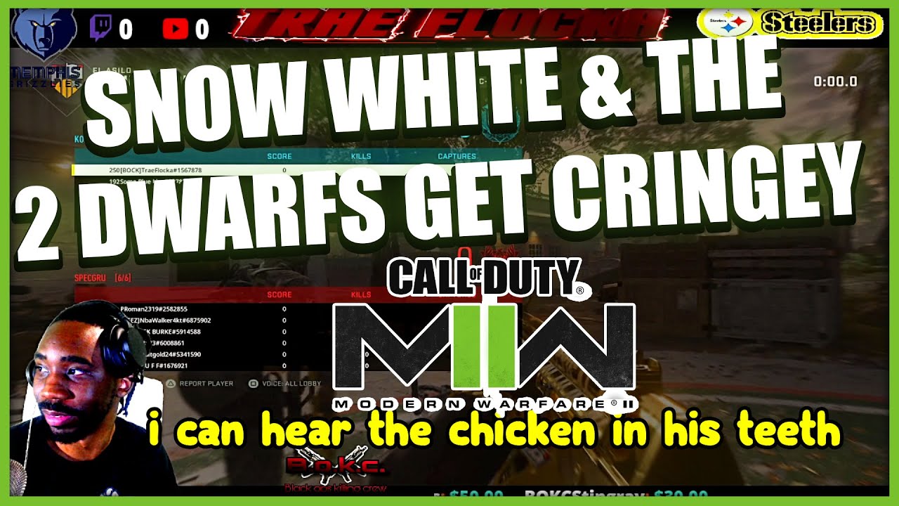 HILARIOUS ARGUMENTS! COD MODERN WARFARE II! FLOCKA VS SNOW WHITE & THE 2 DWARFS! #BOKC #GOMFSFB