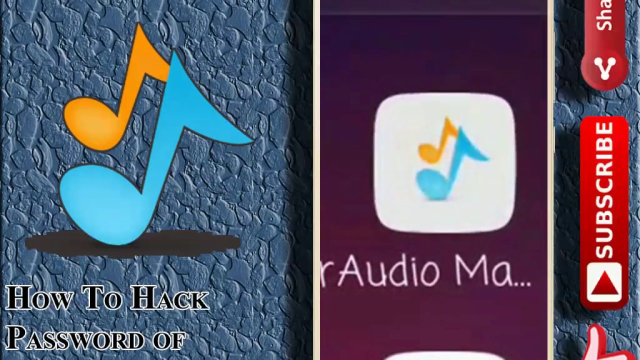 How to hack audio manager password in android mobile