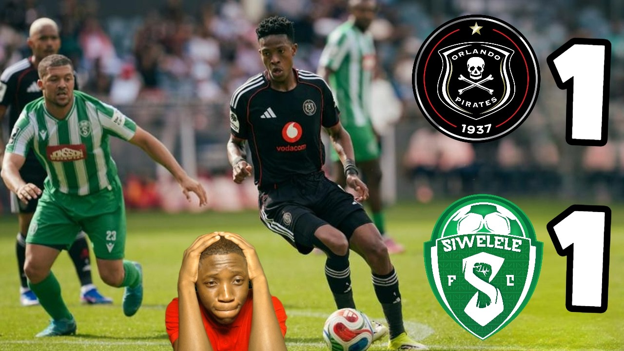 I AM IN ICU💔 WE ARE BOTTLING IT| ORLANDO PIRATES 1-1 SIWELELE