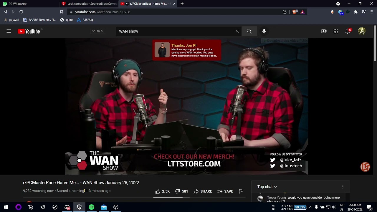 Linus Speaks about SponsorBlock