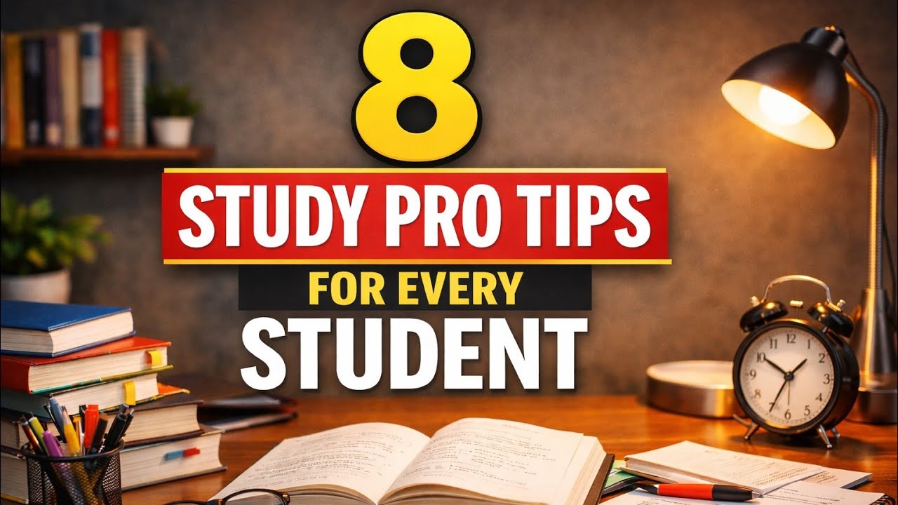 8 Study Pro Tips for Every Student🤯