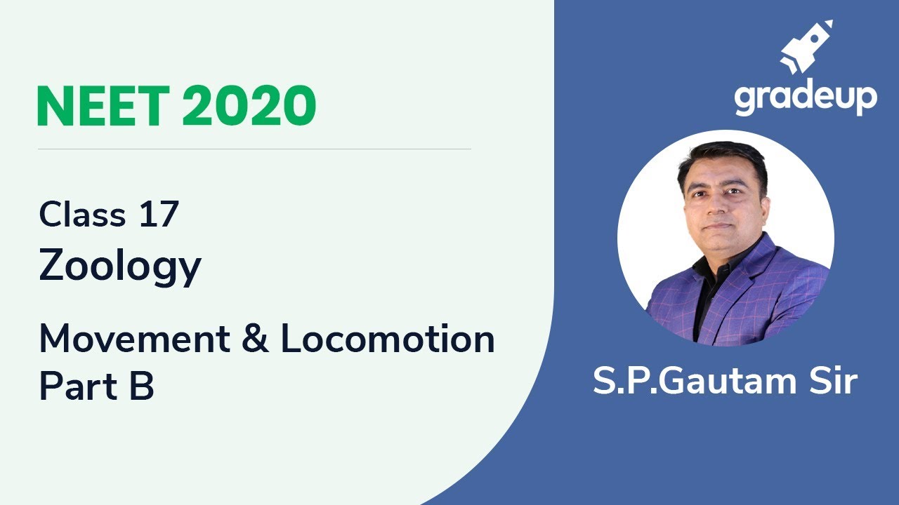 Movement and Locomotion | NEET Zoology | NEET 2020 | Gradeup NEET