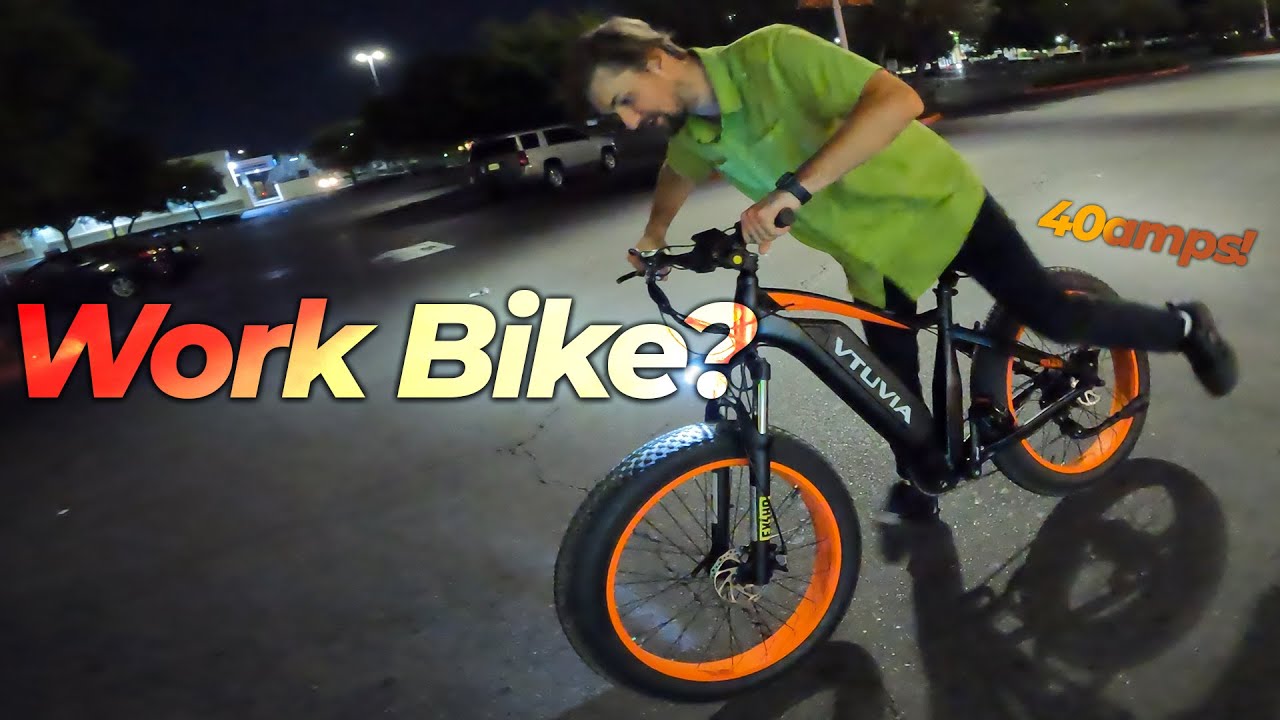 Is this vtuvia E-bike Great for Work Commutes? Powerful controller