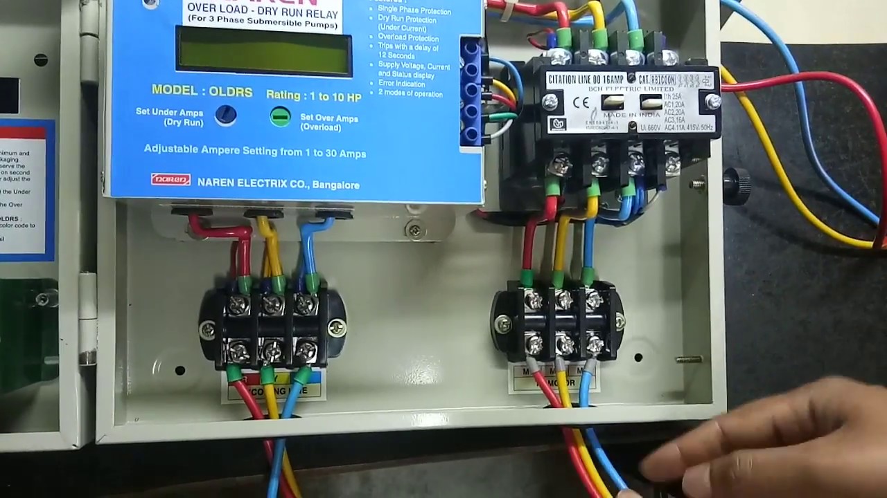Naren 3 Phase Control Starter - Type DOL (Kannada Version)