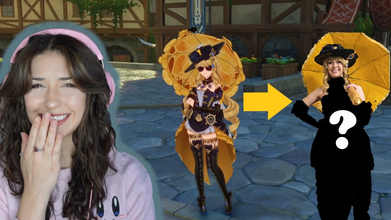 my FIRST TIME making a cosplay! Navia cosplay by a beginner cosplayer || Genshin Impact Cosplay