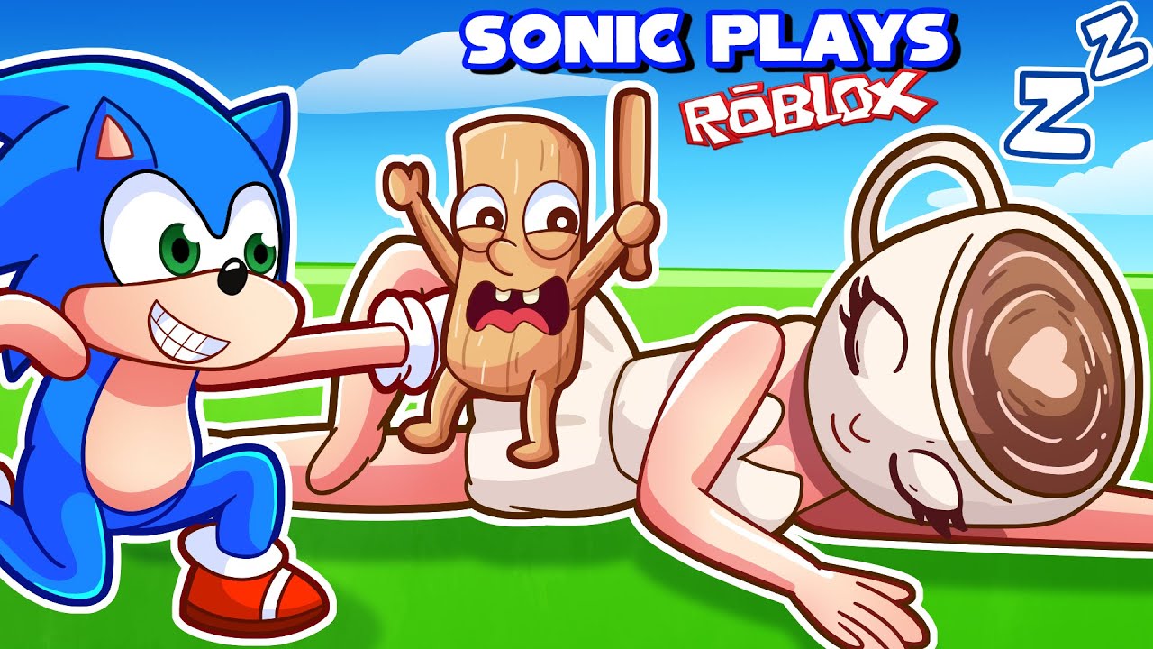 🦔 Psst... SONIC IS WAKING UP THE BRAINROTS! | Sonic Plays Roblox Don't Wake The Brainrots