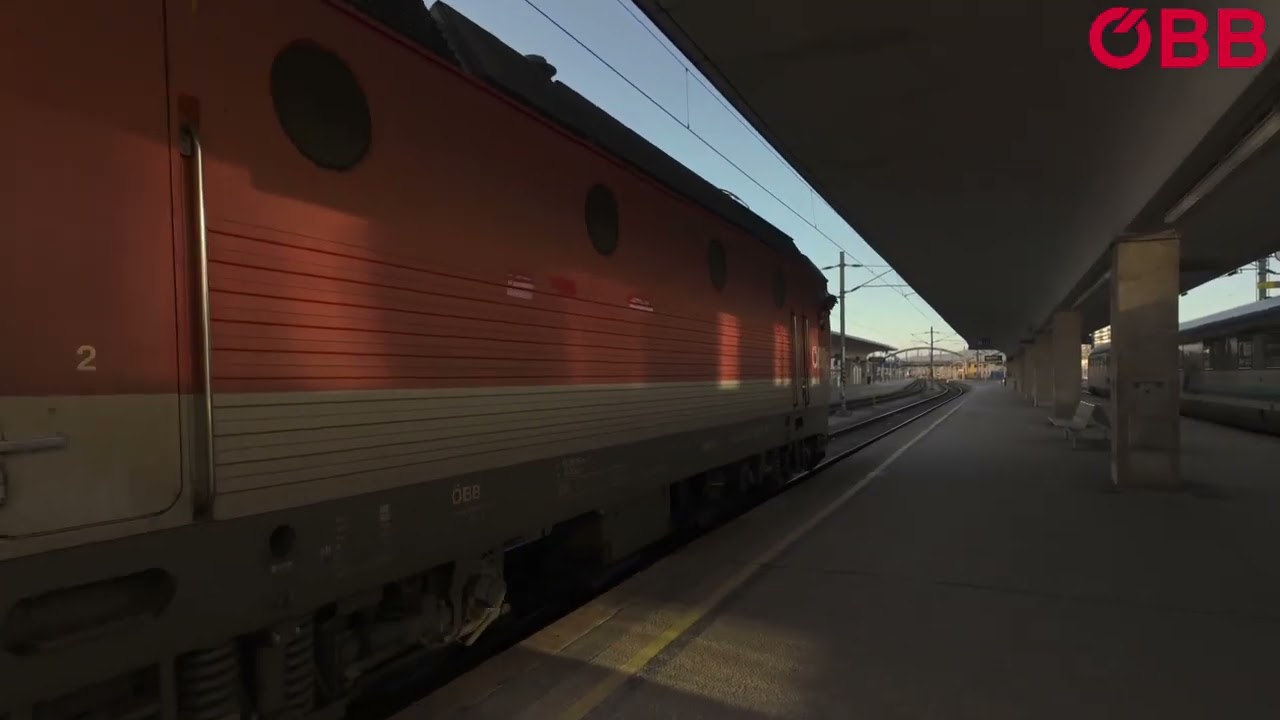 Internationaler Zugsverkehr am Wien Westbhf/Wien Hbf am 03.01.2025
