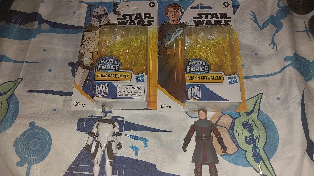 Captain Rex/Anakin Skywalker Star Wars Epic World of Action Figures Unboxing/Review