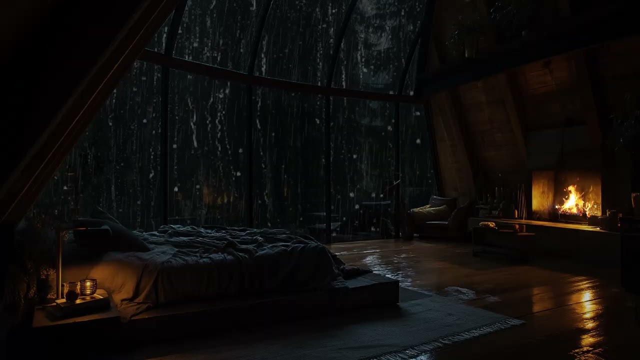Midnight Rain Mood | Calm Ambient Sounds for Work and Focus