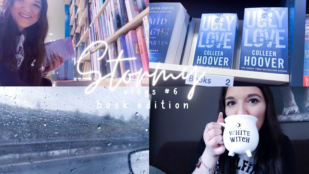 Stormyvlogs  - come book shopping /w me, Bücher Wishlist, Booktalk | Review & live thalia haul ☁️