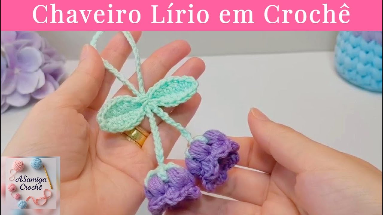 🌺Aprenda a Fazer um Chaveiro de Flor( Lírio) em Minutos!! 🌺