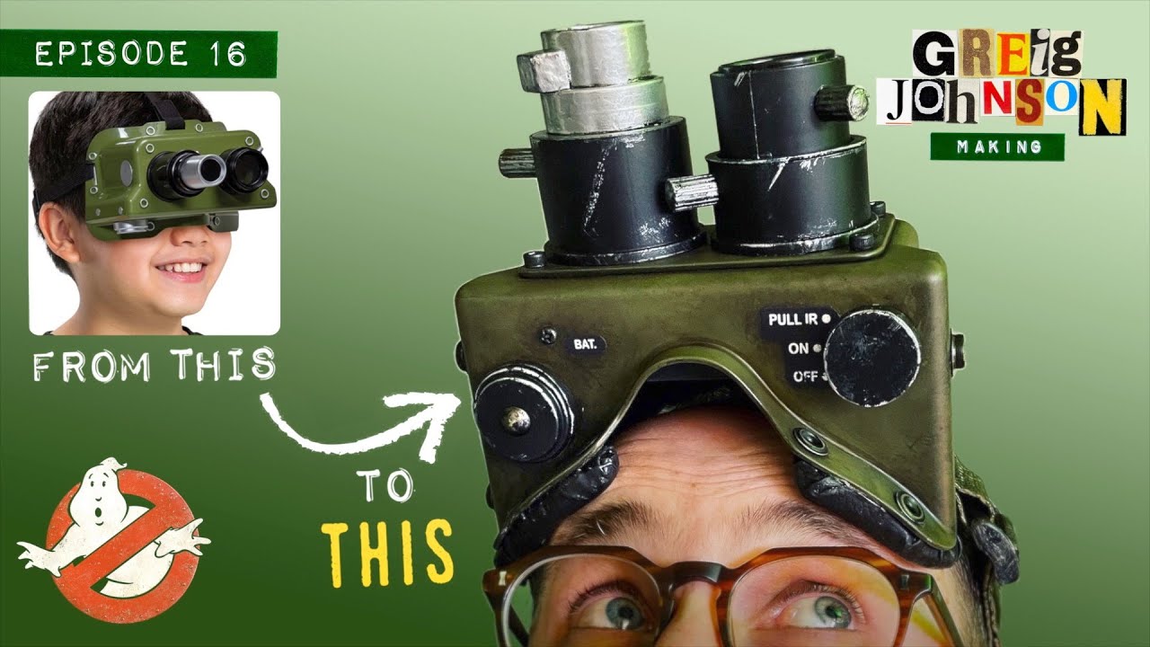 Making a Ghostbusters costume Pt1: The Ecto Goggles