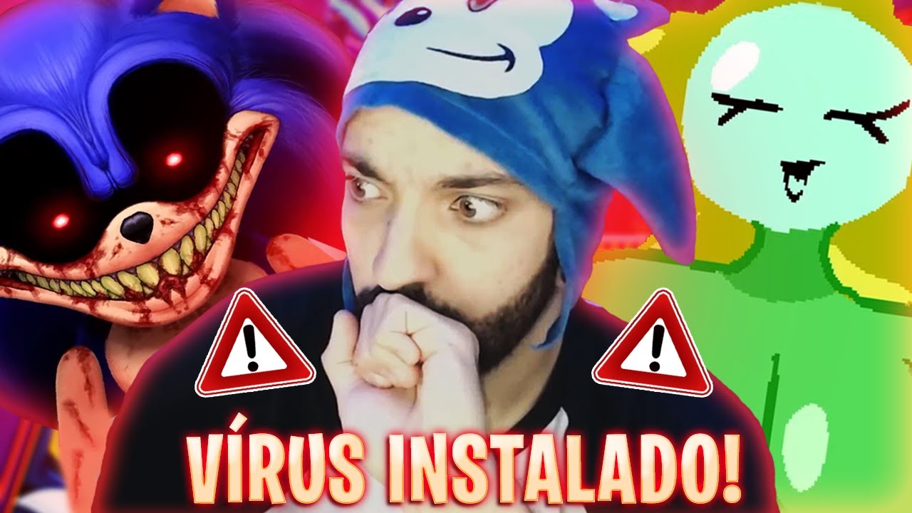 Sonic.EXE DESTRUIU o COMPUTADOR do GABS! 😥 - Melhores Momentos em SONICS.EXE!