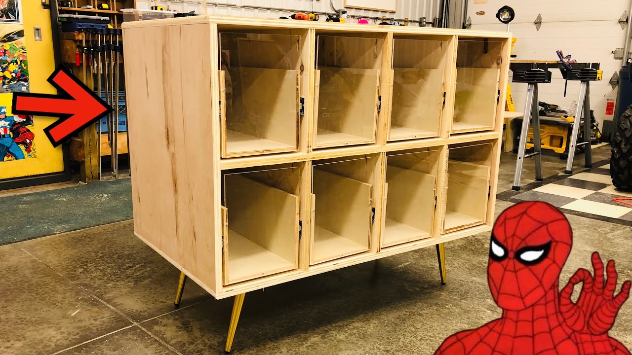 How to build a comic book cabinet from plywood