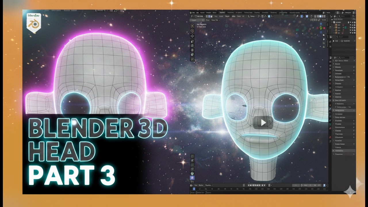 Head Modeling part 3 || #blender #dailyanimation #AkkuKiDuniya