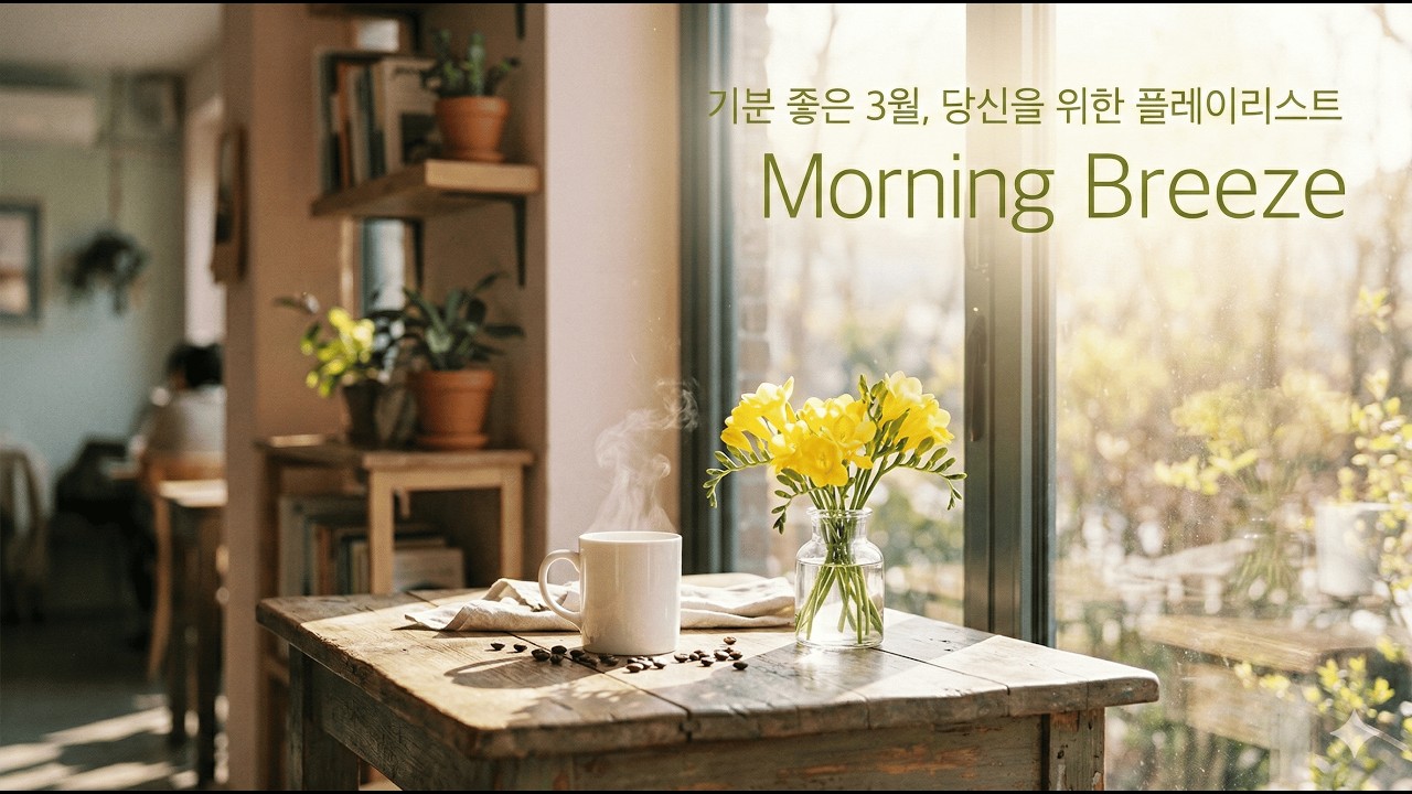 ☕☔ | 감성 까페 힐링 음악 플레이리스트 | Morning Breeze #8