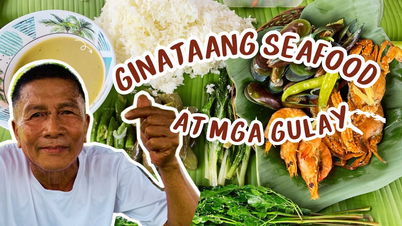 Ginataang seafood po ulam ni direct mga idol kain po tayo