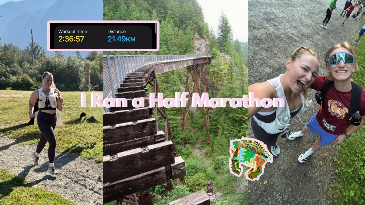 Half Marathon Vlog | Beginner Runner Chaos