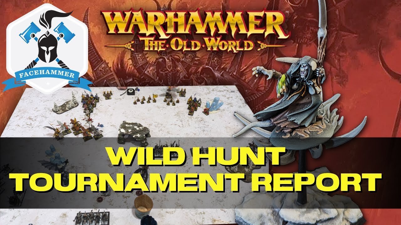 WARHAMMER OLD WORLD - WILD HUNT TOURNAMENT REPORT -  WARRIORS OF CHAOS!