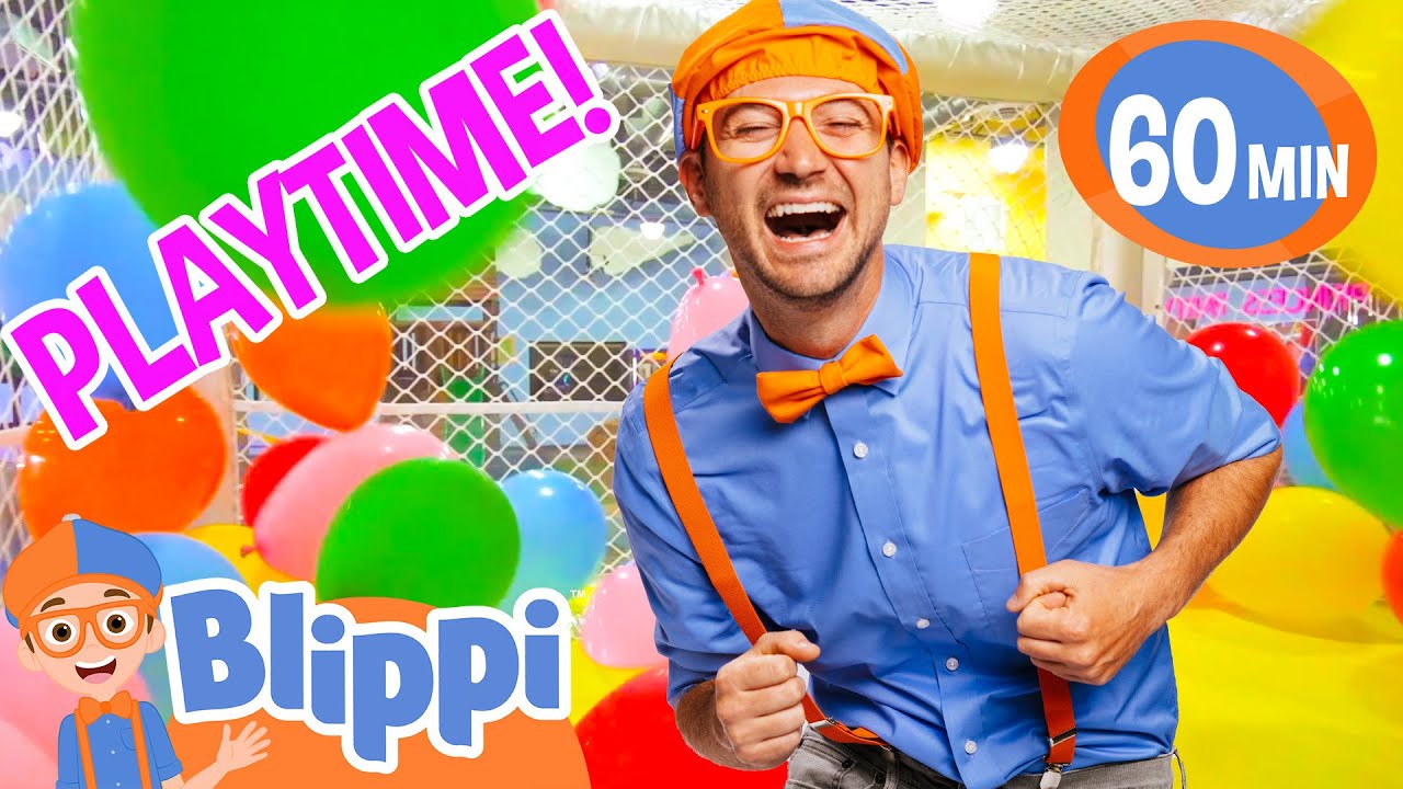 Blippi Explores Indoor Playgrounds | Slides, Ball Pits & More | Educational Learning Videos For Kids