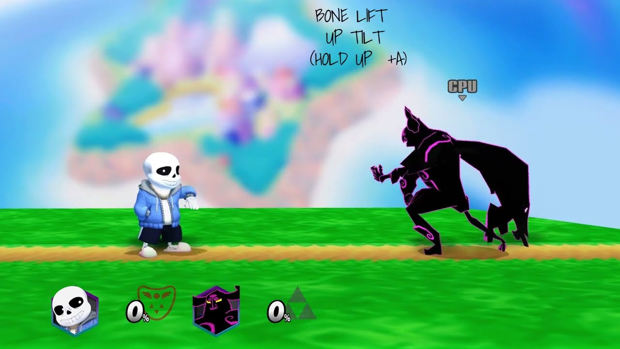 PROJECT M EX REMIX 0.95 B SANS MOVESET SHOWCASE
