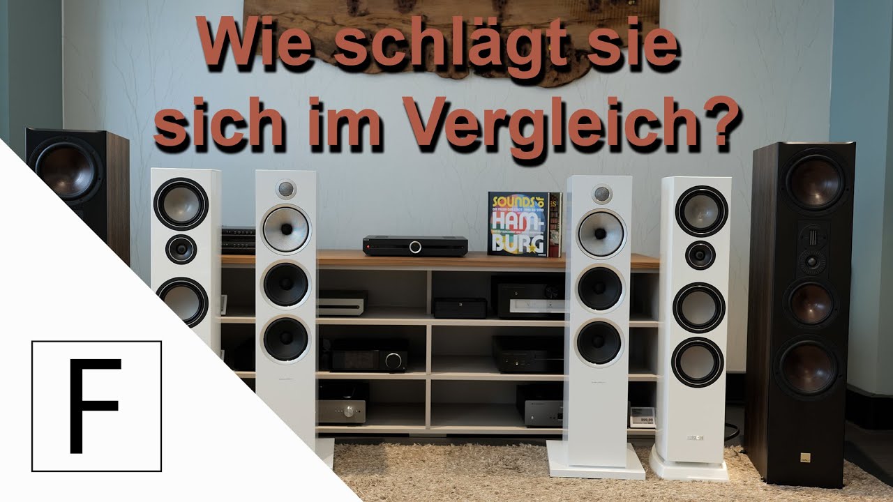 Ist sie besser? Canton Vento 80 vs. Dali Opticon 8 vs. B&W 703 am Roksan Atessa Streamingverstärker!