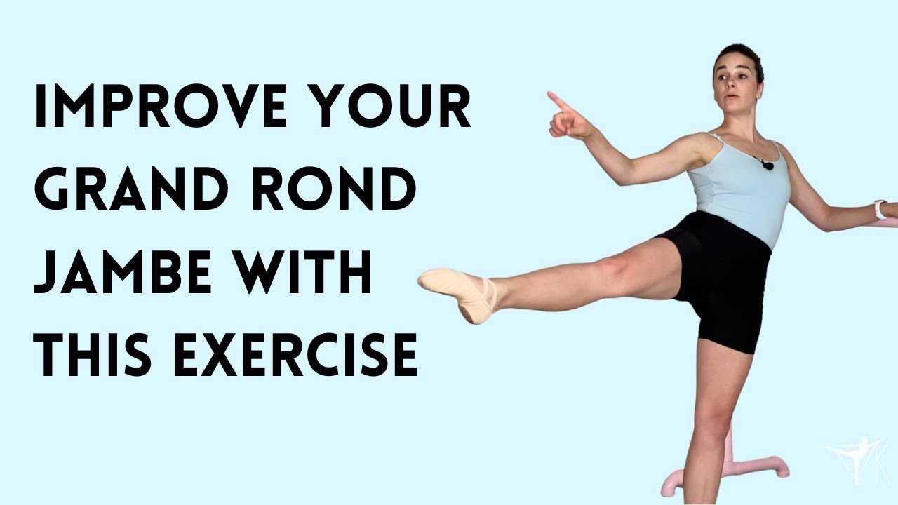 Ballet exercise for improving grand rond de jambe