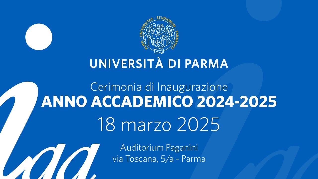 Cerimonia di Inaugurazione dell'anno accademico 2024-2025 dell'Università di Parma