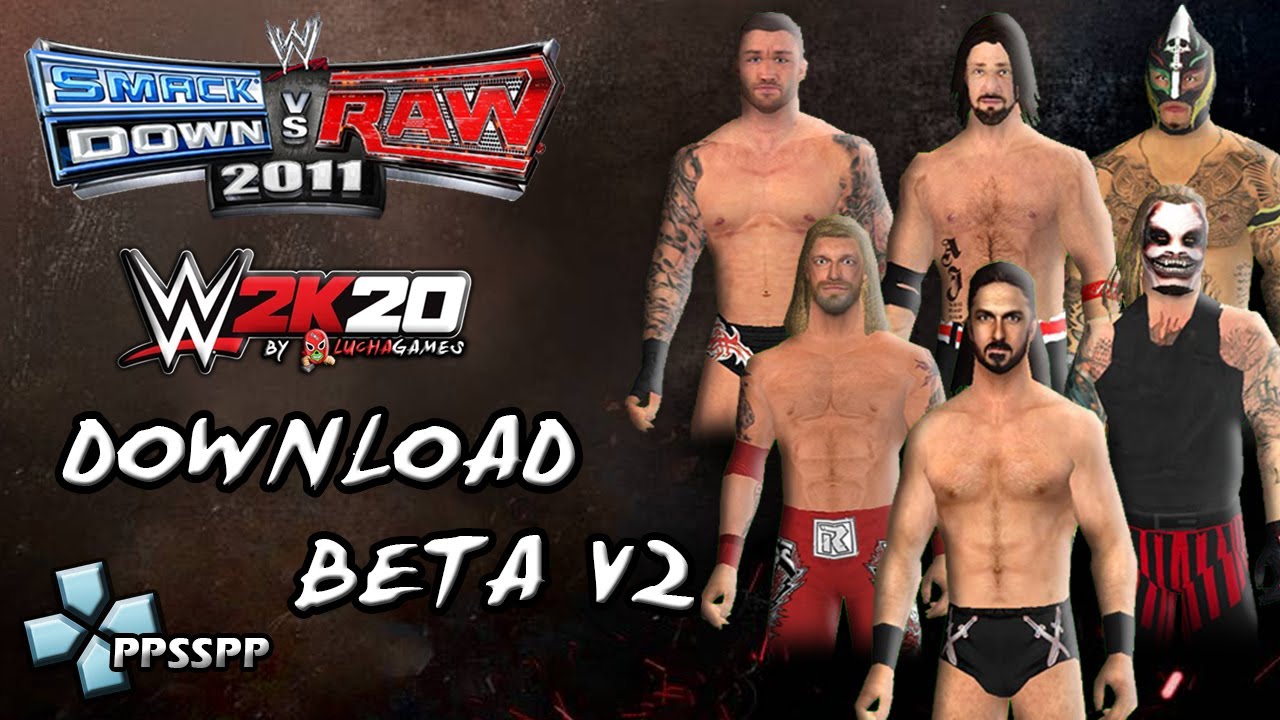 WWE 2K20 By Lucha Games Beta v2 Download | SvR 2011 PSP Mod