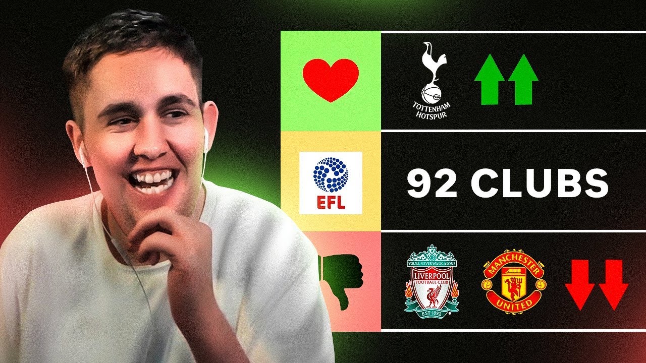 Ranking ALL 92 EFL Clubs