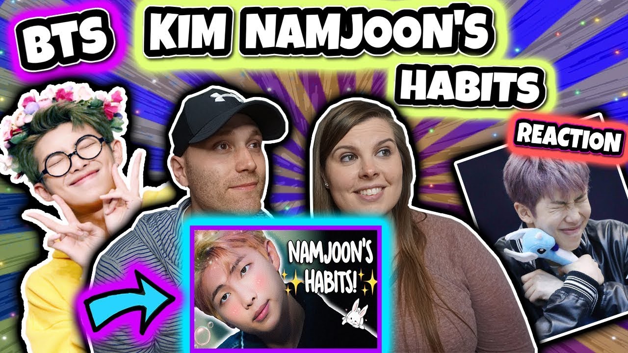 KIM NAMJOON'S HABITS!  BTS Reaction