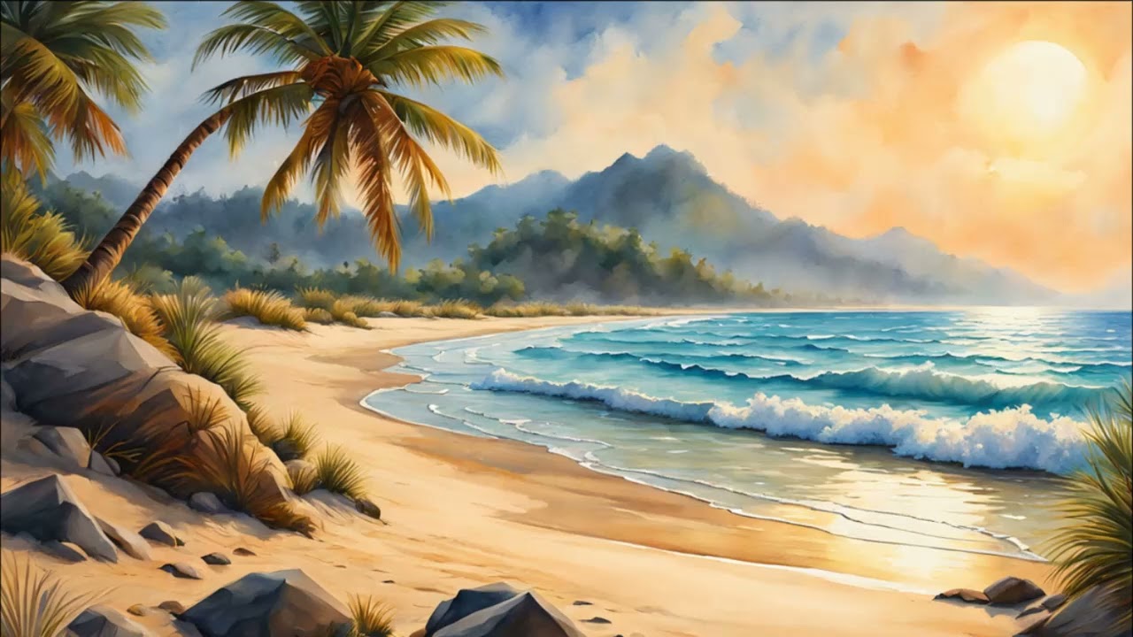 Sunny, beautiful music without words. Солнечная красивая музыка без слов. Регги музыка без голоса.