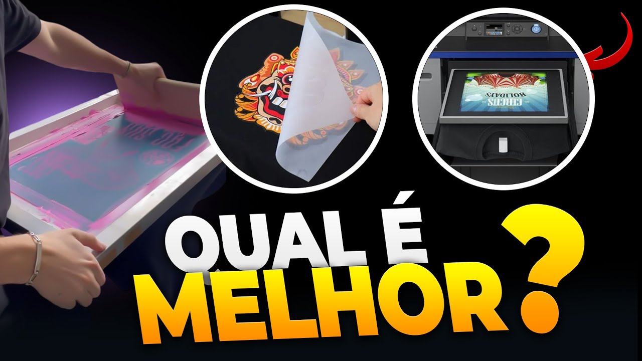 SILK, DTG OU DTF QUAL É O MELHOR PARA MINHA MARCA?