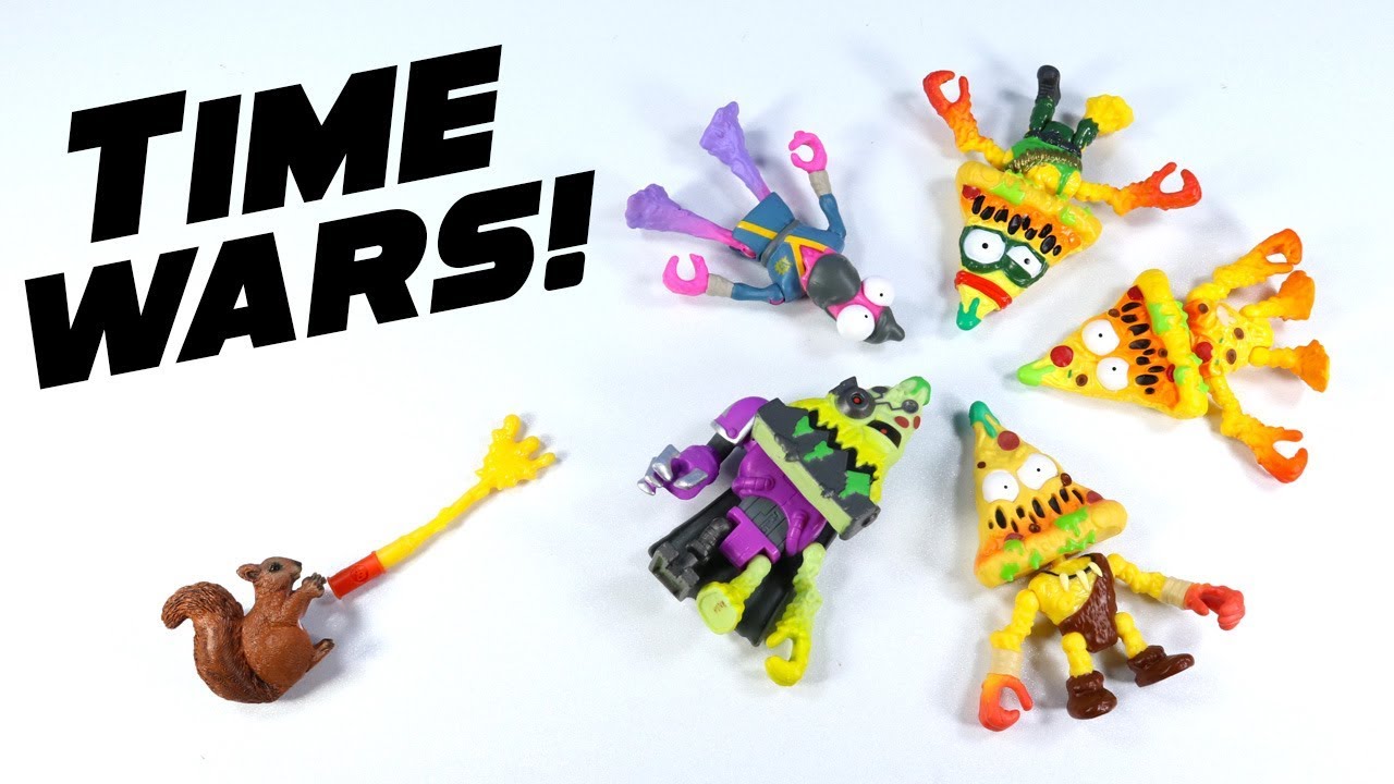 Grossery Gang Time Wars Action Figures Series 5 Putrid and Cyber-Slop Pizza