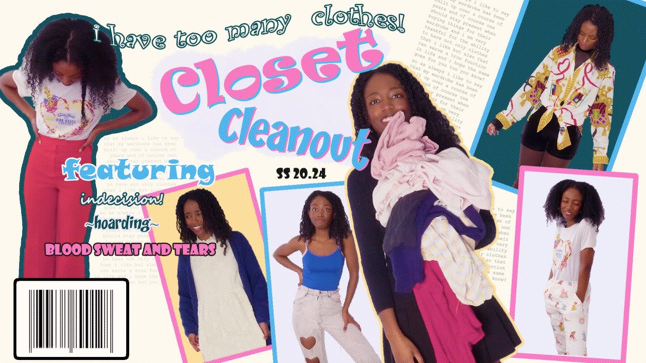 trying on  all of my clothes (kinda) | a closet cleanout for summer