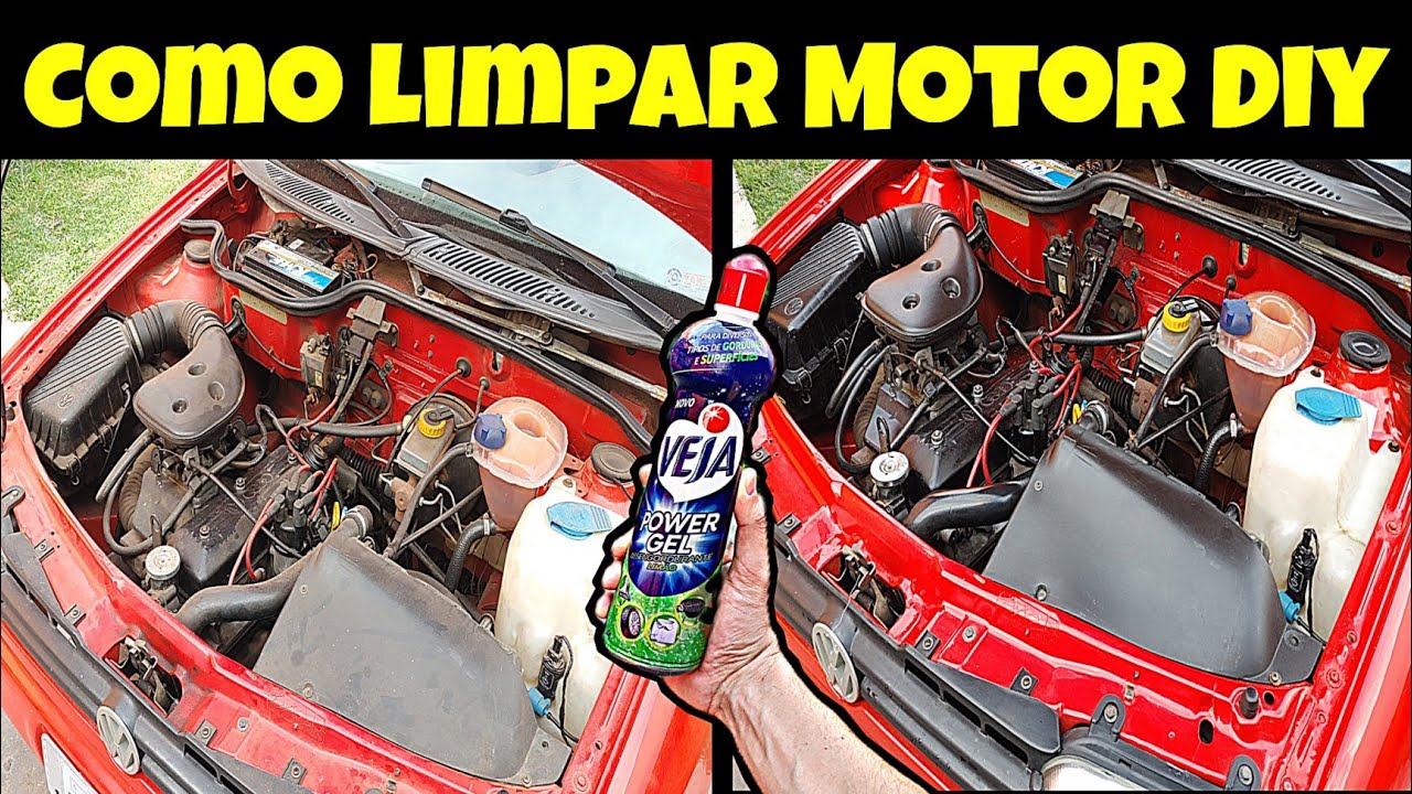 Como Limpar Motor de Carro Sujo e Encardido