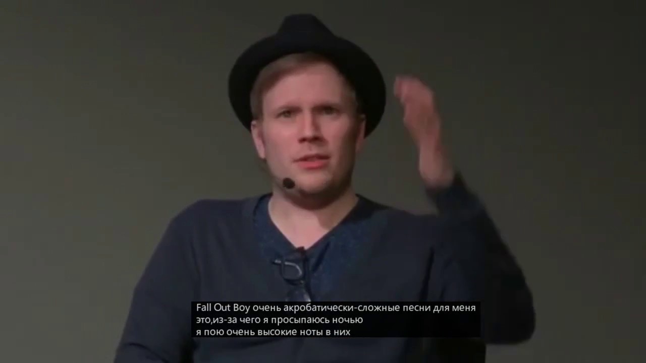 [rus] Patrick Stump and Garageband. Funny moments