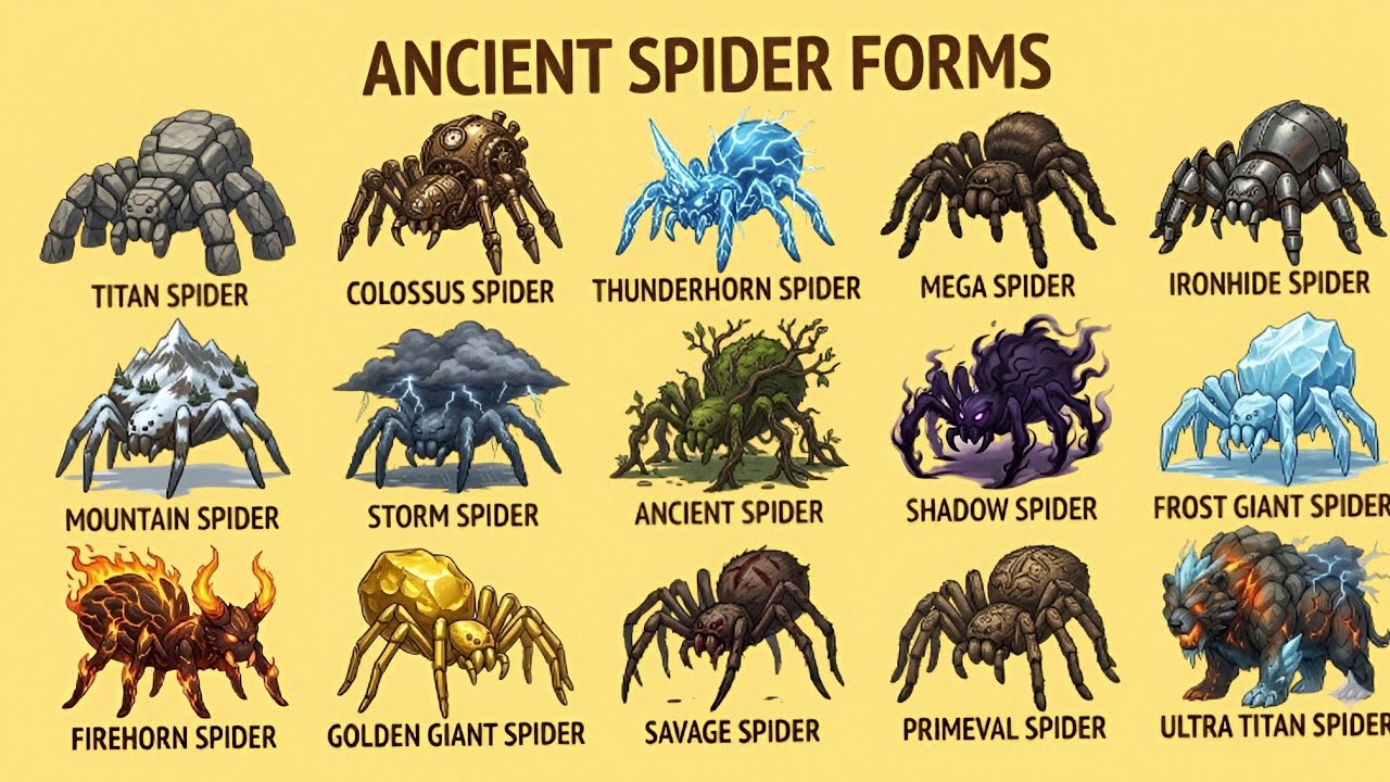 Types of Spiders You Won’t Believe Exist 🕷️ (Deadly & Rare)