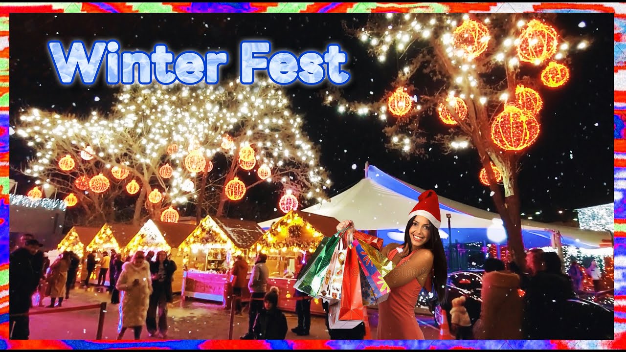 Stylish Winter Village in Uzbekistan! Tashkent Walking Tour. Binaural travel adventure.  music, ASMR
