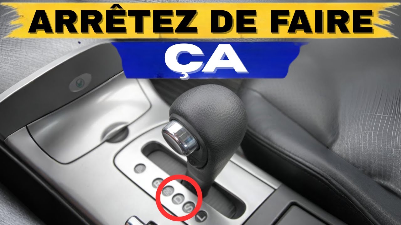 11 Choses à Ne Jamais Faire avec une Voiture Automatique