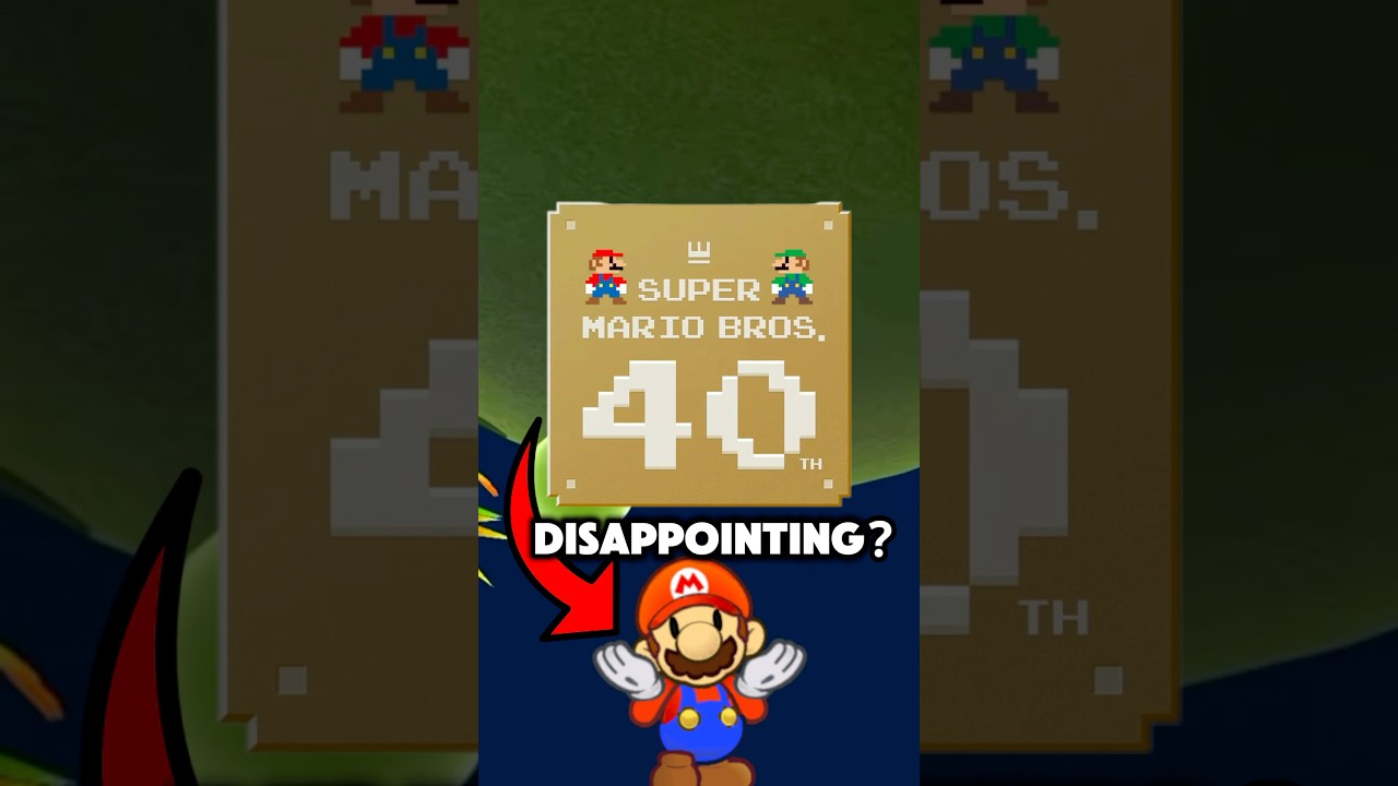 WAS MARIO&rsquo;S 40TH ANNIVERSARY BAD?!!? #mario