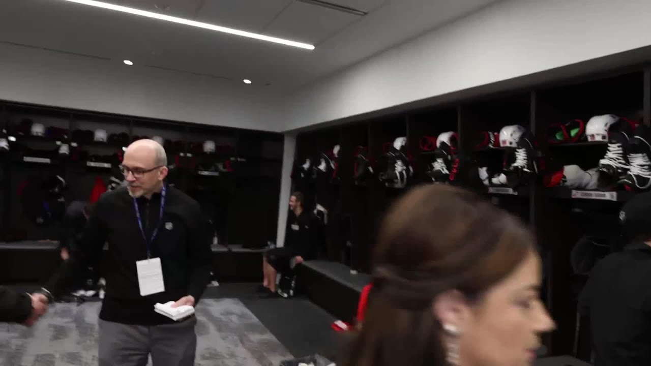 Glass, Gritsyuk and Keefe speak before Devils at Caps