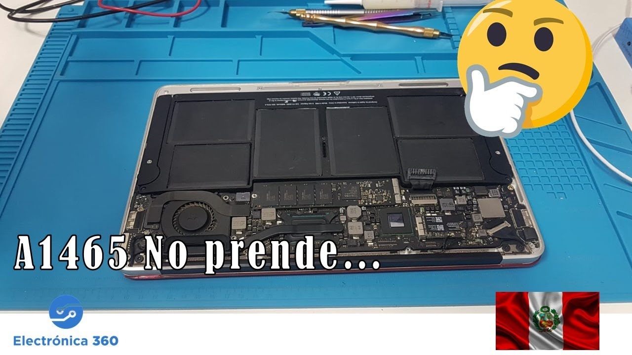 🔵 MacBook Air A1465 - No prende (otra vez) 😬