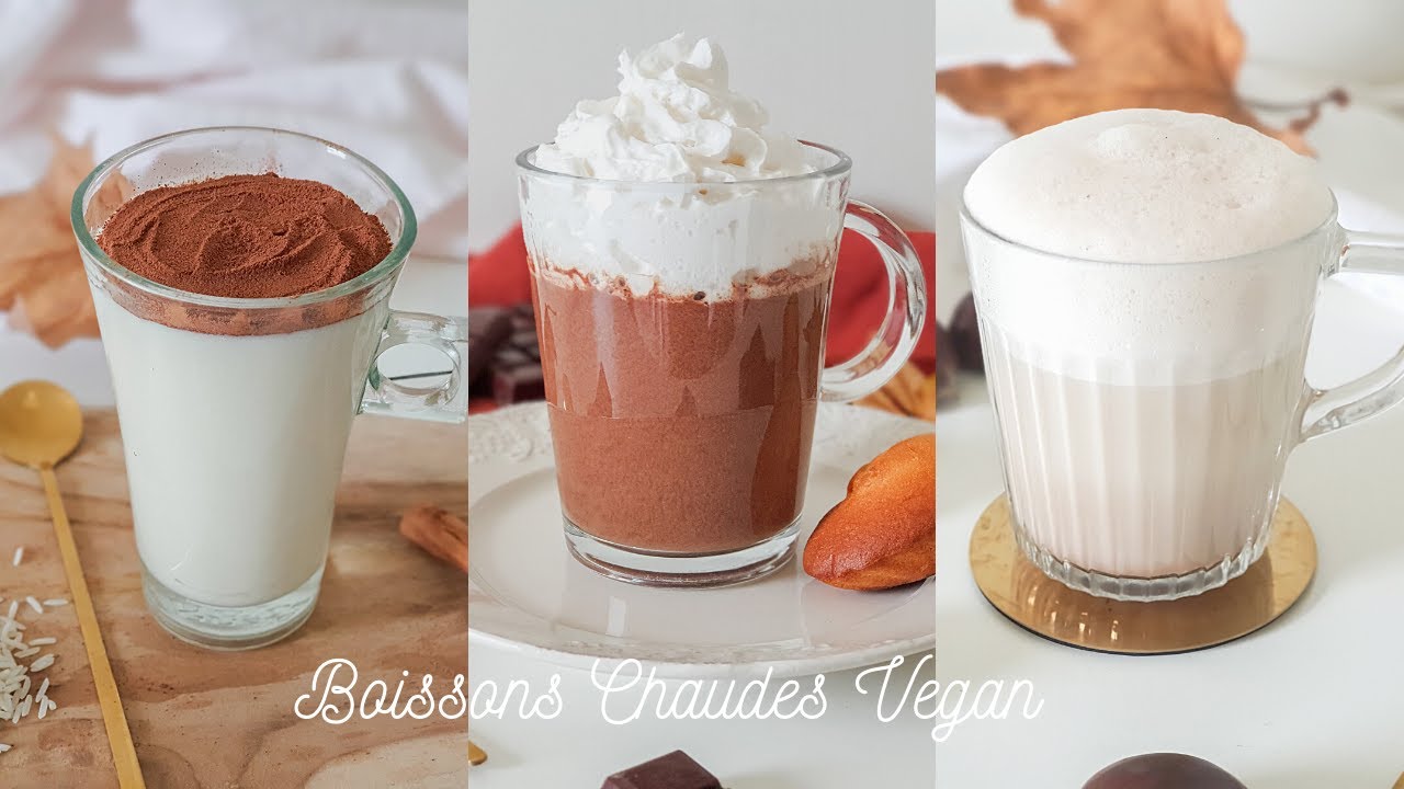 BOISSONS CHAUDES SANS GLUTEN ET VEGAN