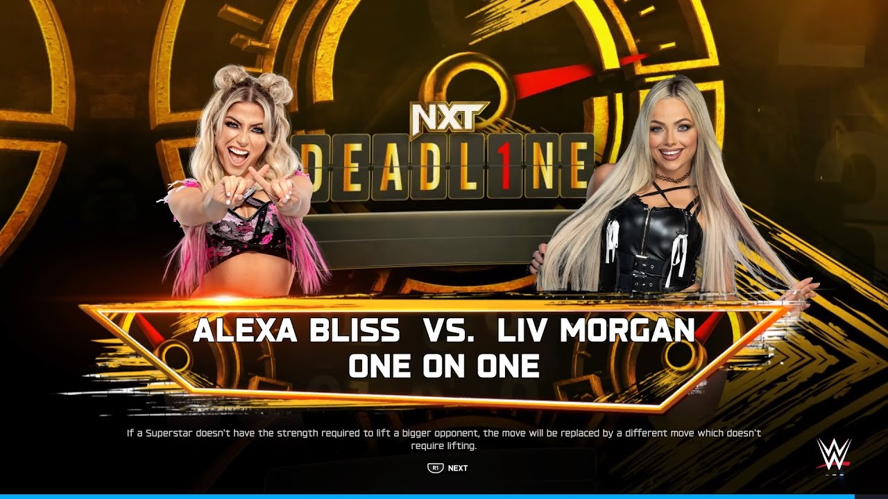 Alexa bliss vs  liv Morgan