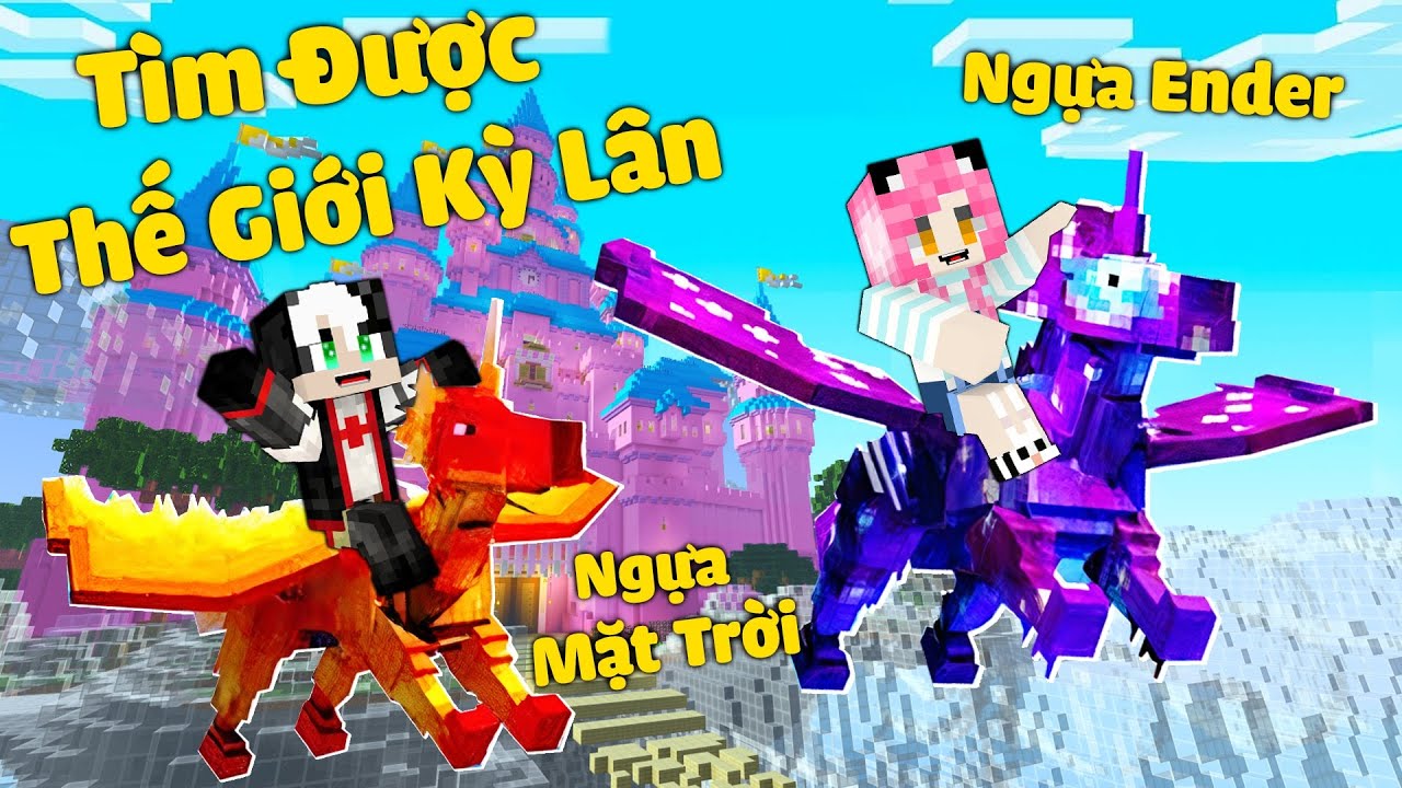 MỀU THỬ THÁCH 24 GIỜ GIẢI CỨU THẾ GIỚI KỲ LÂN TRONG MINECRAFT*REDHOOD CÓ THÚ NUÔI LÀ KỲ LÂN ÁNH SÁNG