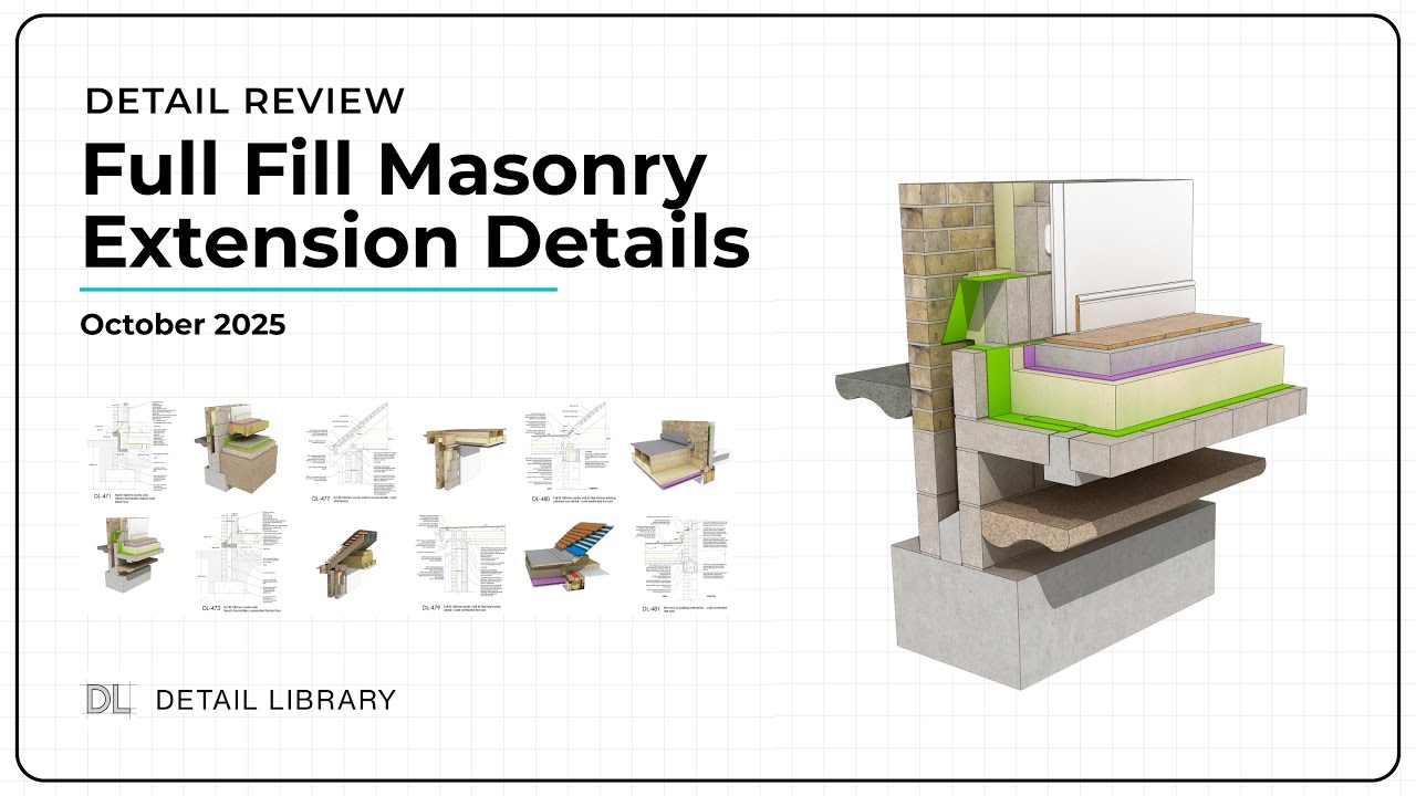 Full Fill Masonry Extension and Cold Roof Details