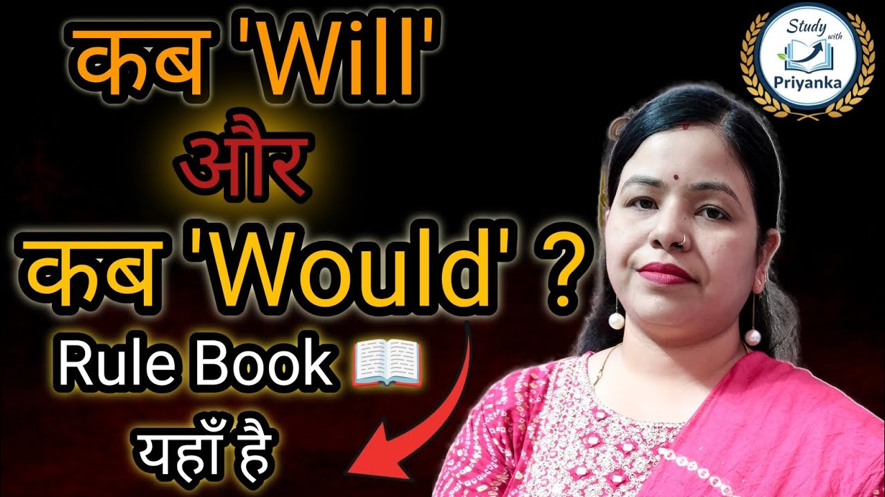 Will vs Would | Difference between Will & Would | कब Will लगाएं?, कब Would लगाएं? | Modal Verbs 