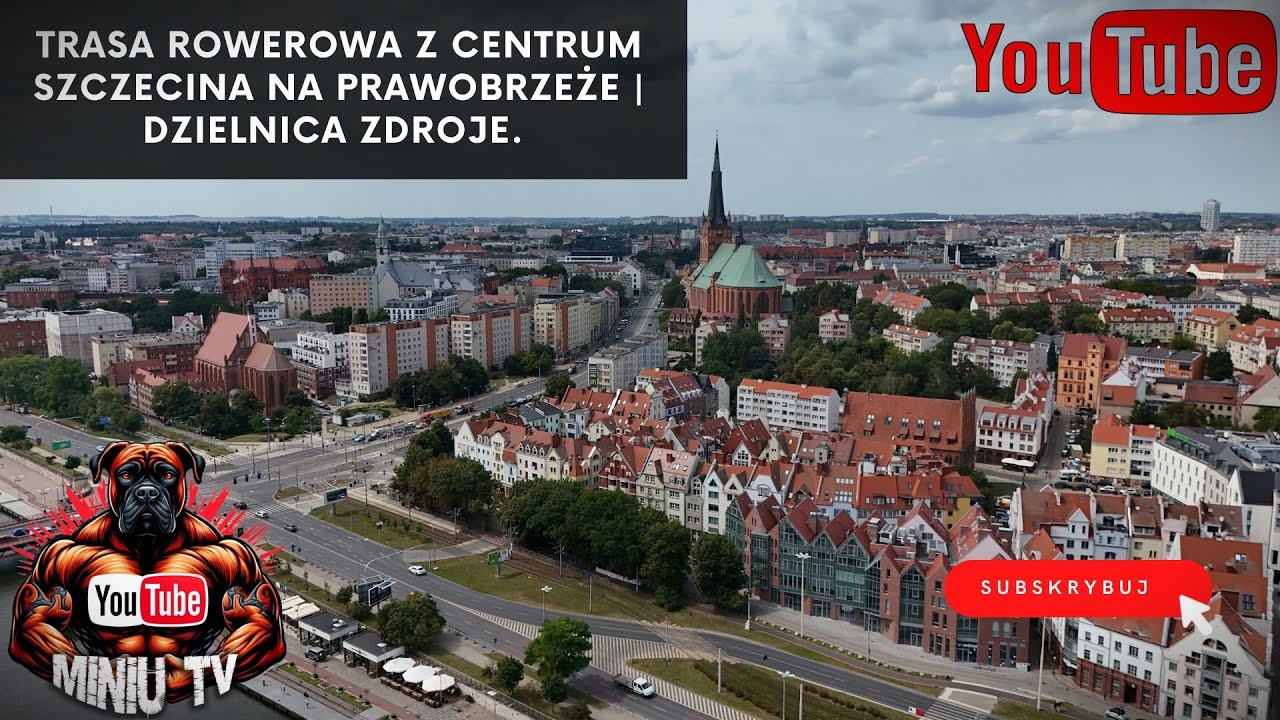 Trasa Rowerowa z Centrum Szczecina na Prawobrzeże | Dzielnica Zdroje.