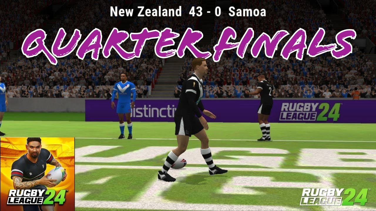 Rugby League 24 World Cup Mode (NZL VS SAM)